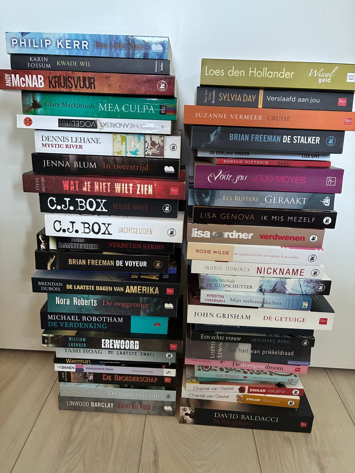 Grote collectie boeken: thrillers, romans en meer, Boeken, Partijen en Verzamelingen, Ophalen, Gelezen