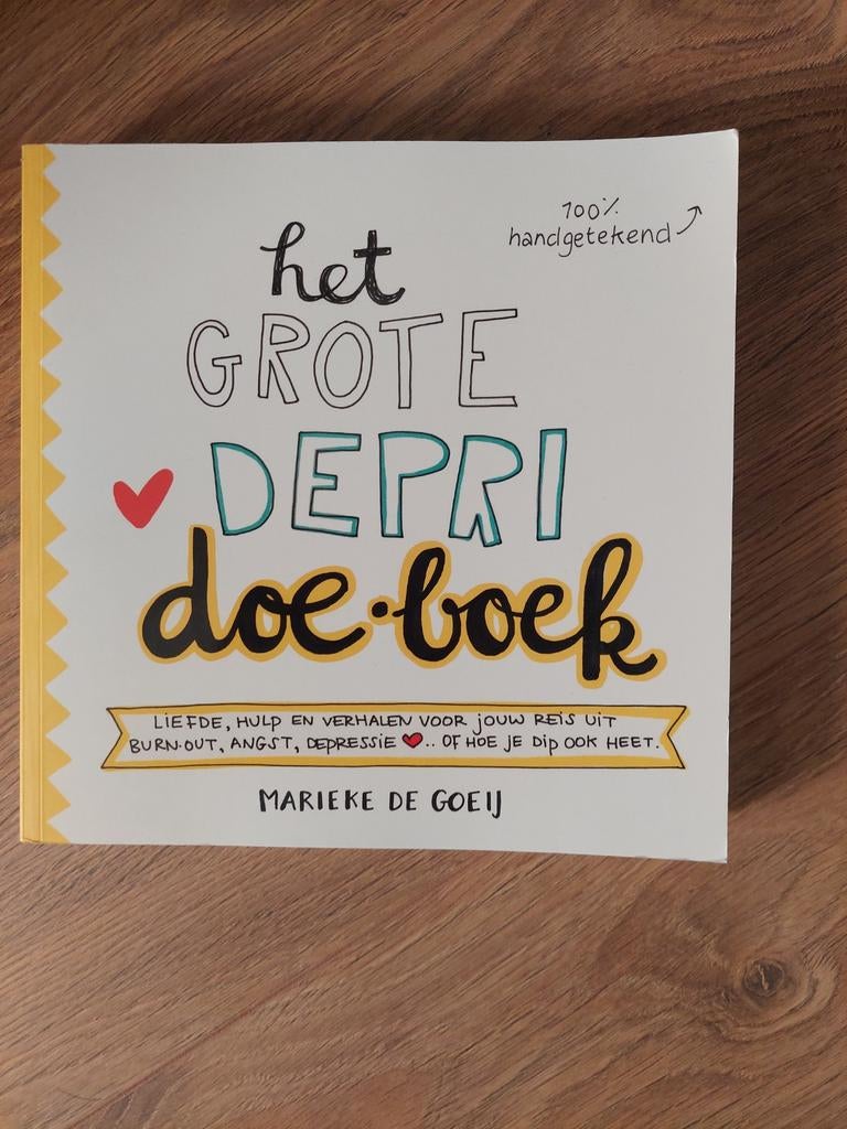 Het Grote Depri Doe-Boek - Marieke de Goeij, Ophalen of Verzenden, Zo goed als nieuw, Marieke de goeij