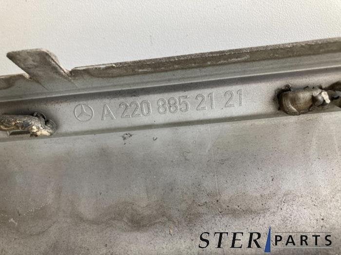 Bumperdeel midden-achter van een Mercedes S-Klasse (744), Auto-onderdelen, Gebruikt, -, Ophalen of Verzenden, Bumper