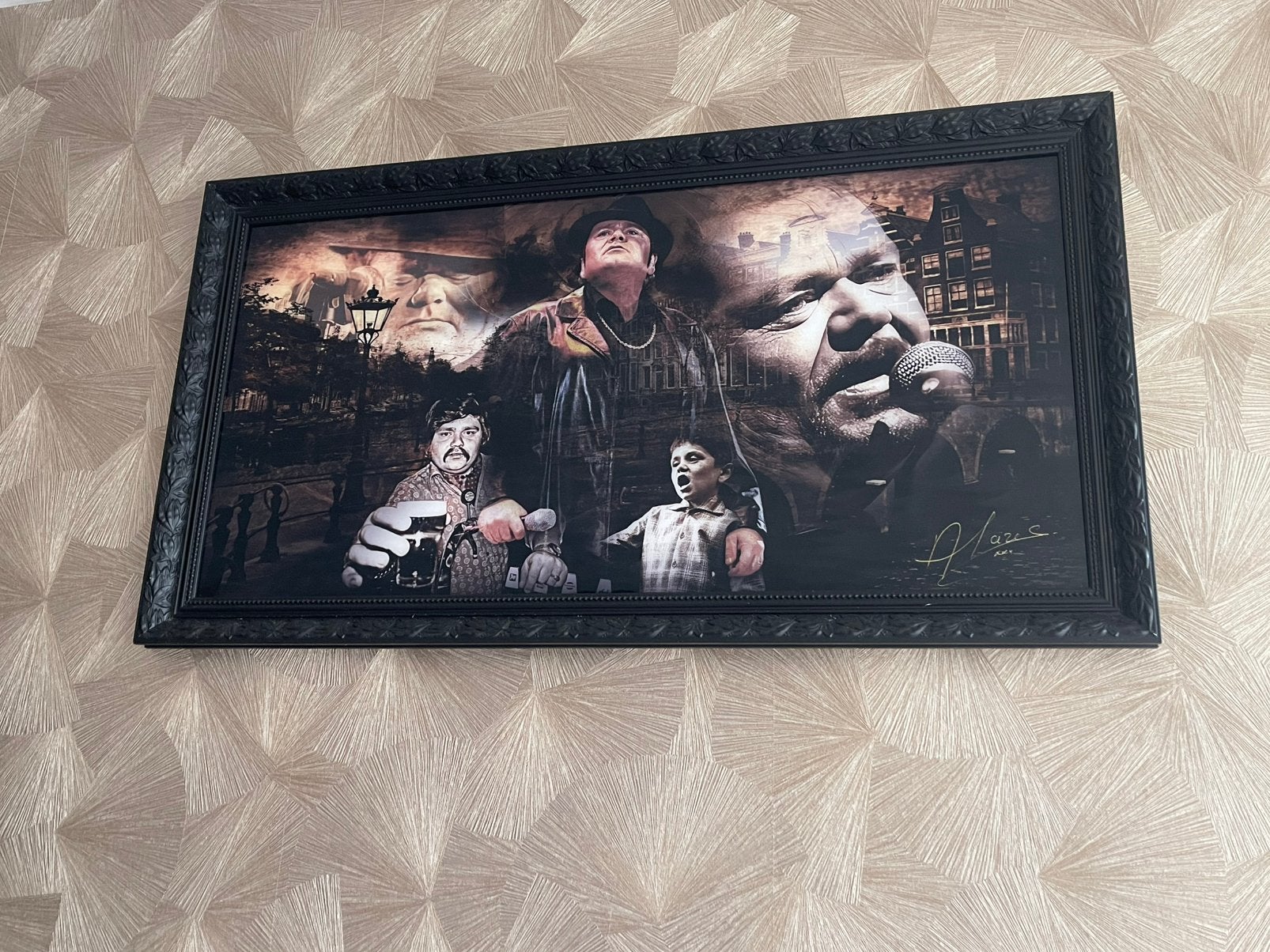 Andre hazes glas schilderij, Ophalen of Verzenden