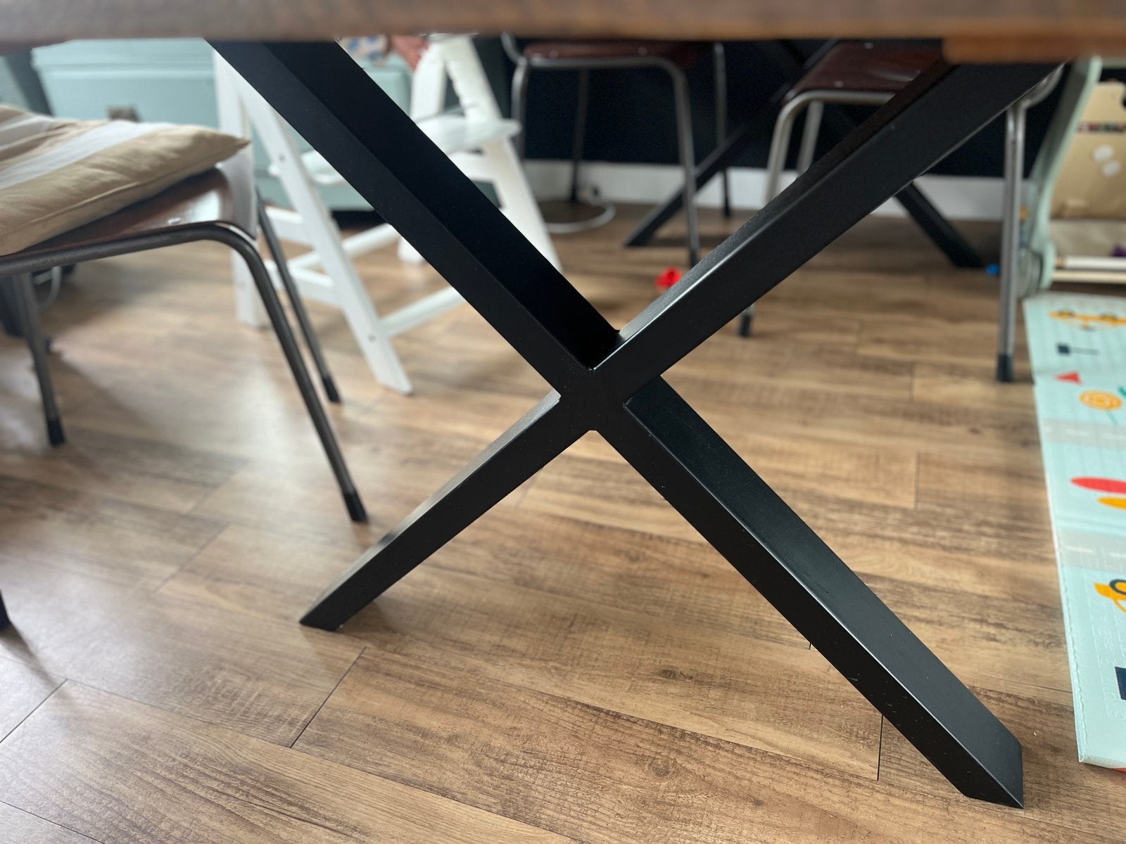 Tafelpoten X poten 2 stuks, Ophalen, Minder dan 50 cm, 50 tot 100 cm, Zo goed als nieuw