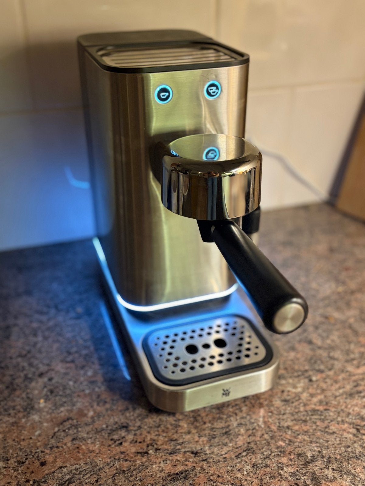 WMF Lumero Piston/Espresso machine, Gebruikt, Espresso apparaat, Gemalen koffie, Ophalen of Verzenden