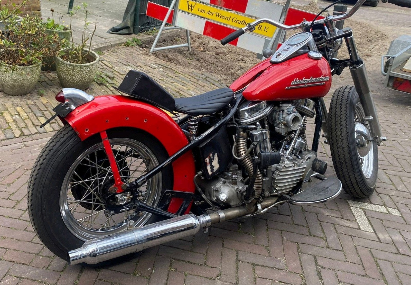 Harley Davidson FL Hydraglide Panhead onderdelen, Motoren, Ophalen, Gereviseerd