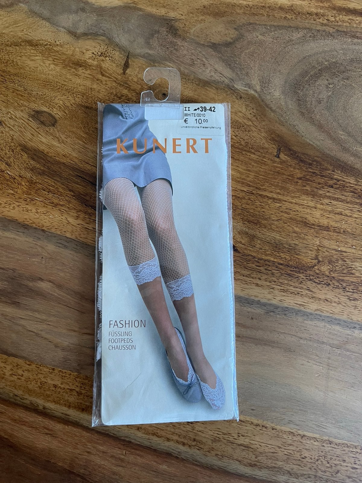 Kunert kanten kousenvoetjes wit maat 39/42, Verzenden, Nieuw, Maat 39 t/m 42, Wit