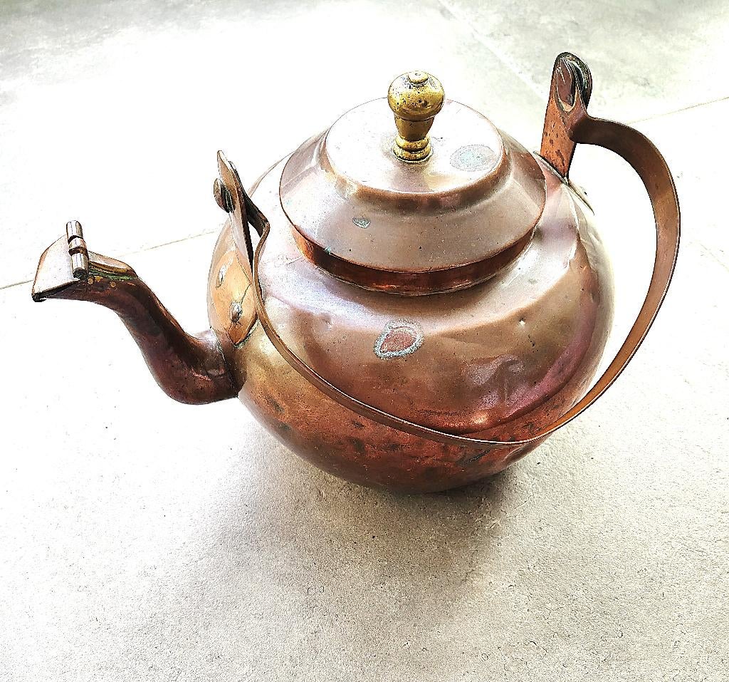 Antieke koperen ketel, Antiek en Kunst, Antiek | Koper en Brons, Ophalen, Koper