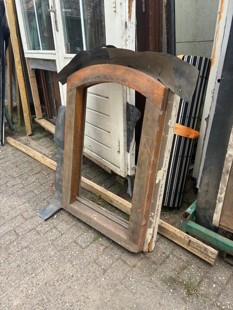 Eiken toogkozijnen, Doe-het-zelf en Verbouw, Kozijnen en Schuifpuien, Ophalen, Gebruikt, Minder dan 75 cm, Raamkozijn