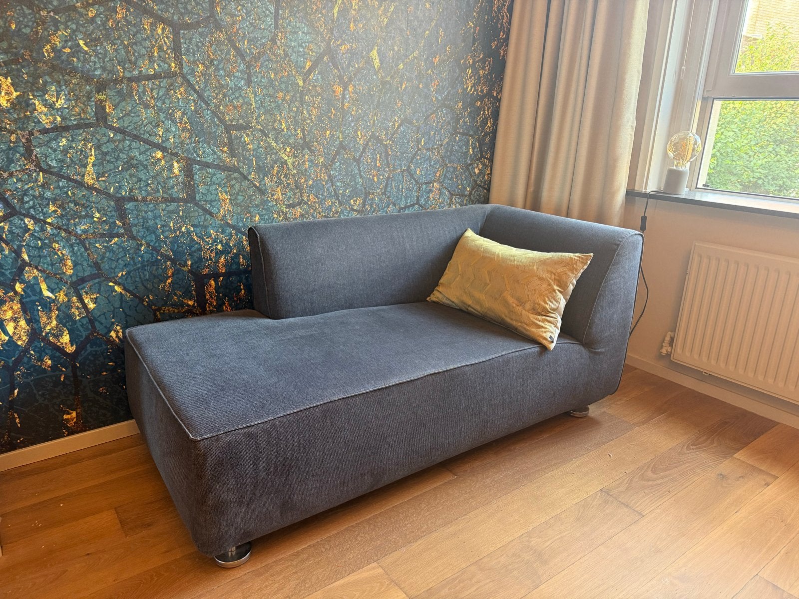 Originele Gelderland 4800 CL chaise longue, Ophalen, Eenpersoons, Zo goed als nieuw, Minder dan 150 cm