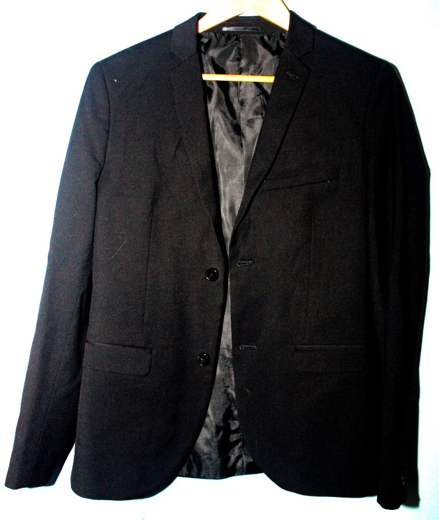Nieuw zwarte colbert WE skinny fit mt M, Kleding | Heren, Kostuums en Colberts, WE, Maat 48/50 (M), Zwart, Nieuw