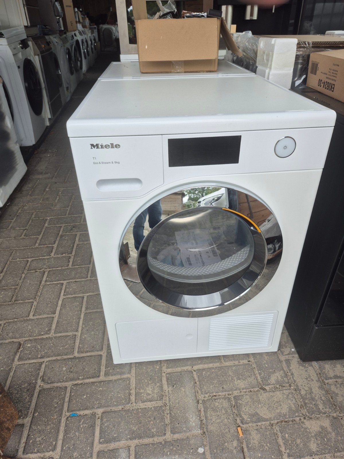 Nieuwe Miele 9kg WP T1eco&steam 2 jaar garantie A+++, Ophalen of Verzenden, Nieuw, Wit