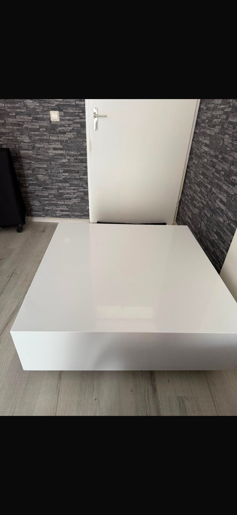 salontafel, Huis en Inrichting, Ophalen, Kunststof, Gebruikt, Vierkant