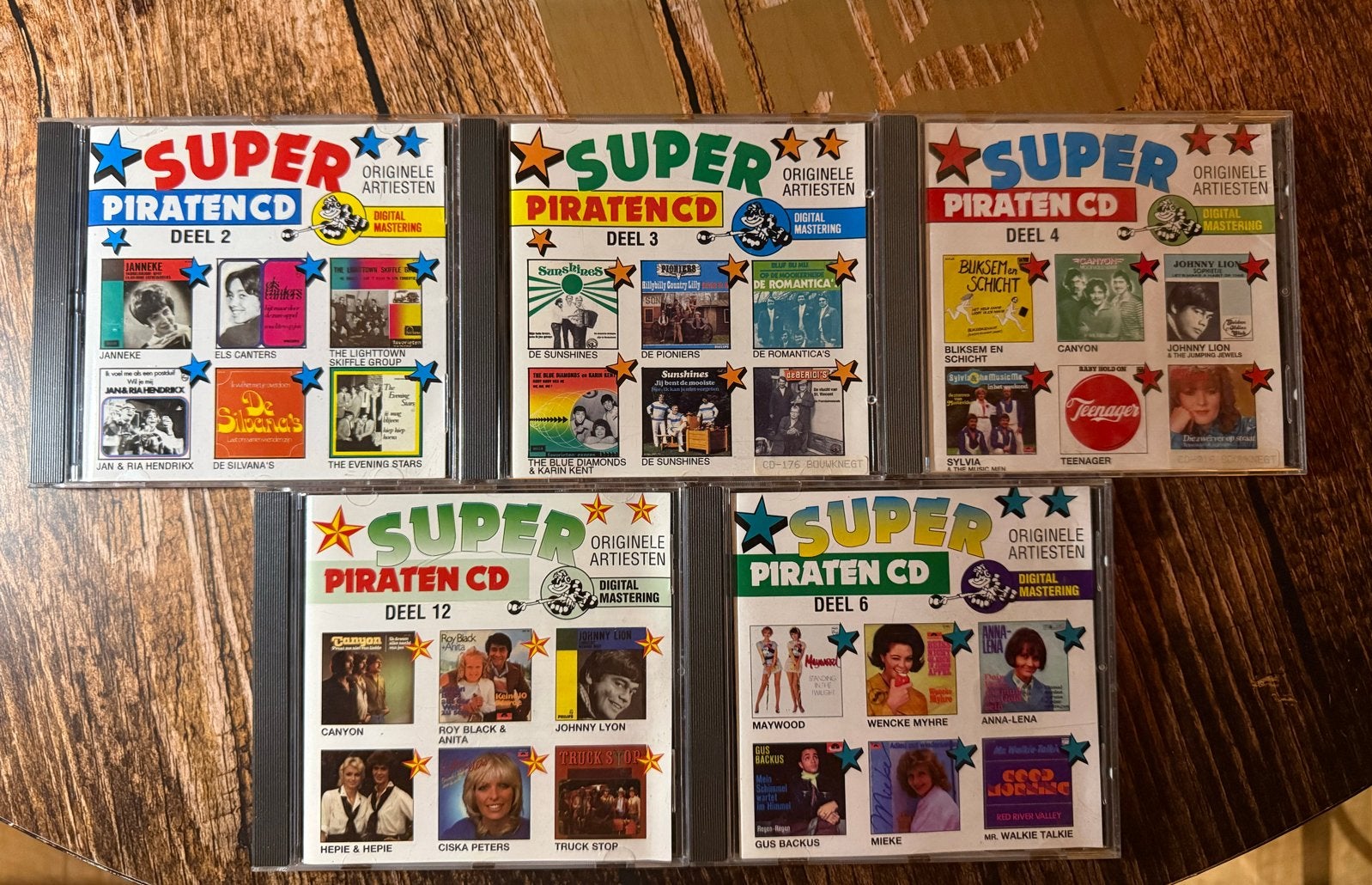 Super Piraten CD - Deel 2, 3, 4, 6, 12, Cd's en Dvd's, Ophalen of Verzenden, Verzamelalbum, Inclusief doosje, Gebruikt