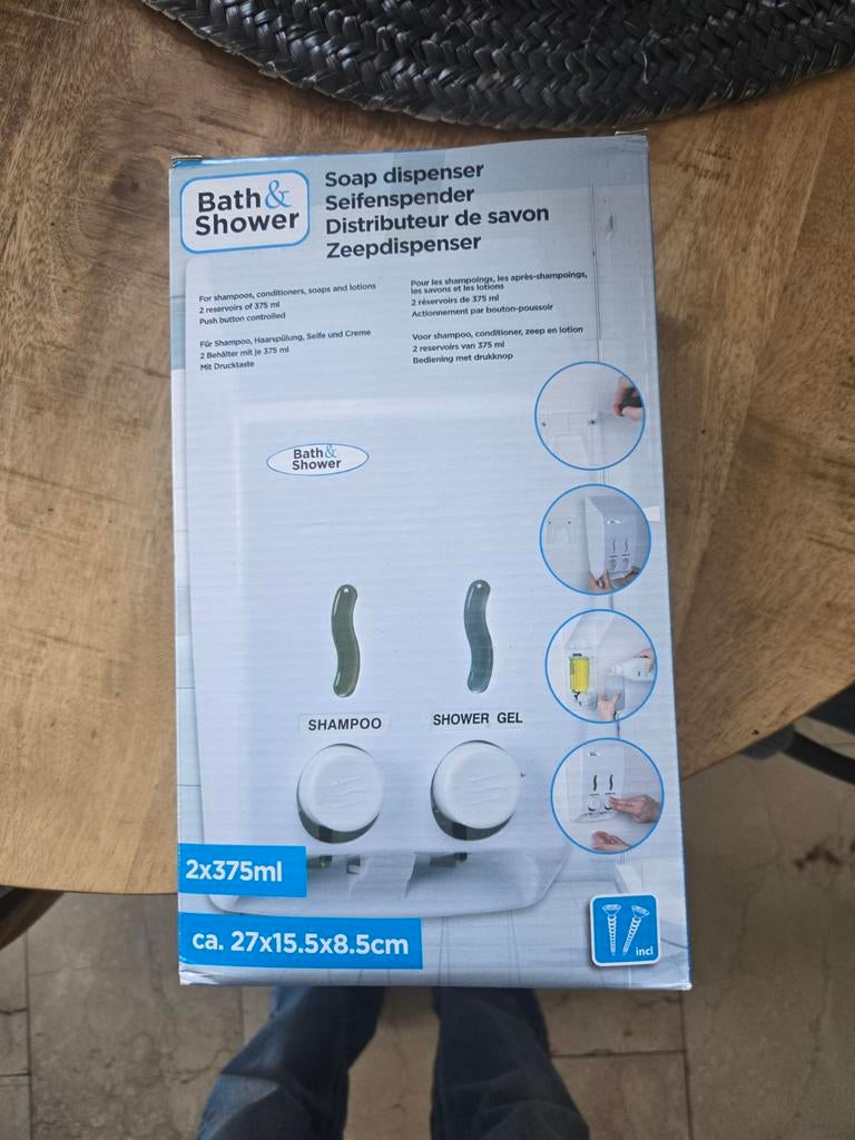 Dispenser dubbele voor zeep, Ophalen of Verzenden, Nieuw, Detector, Sensor of Melder, Overige soorten