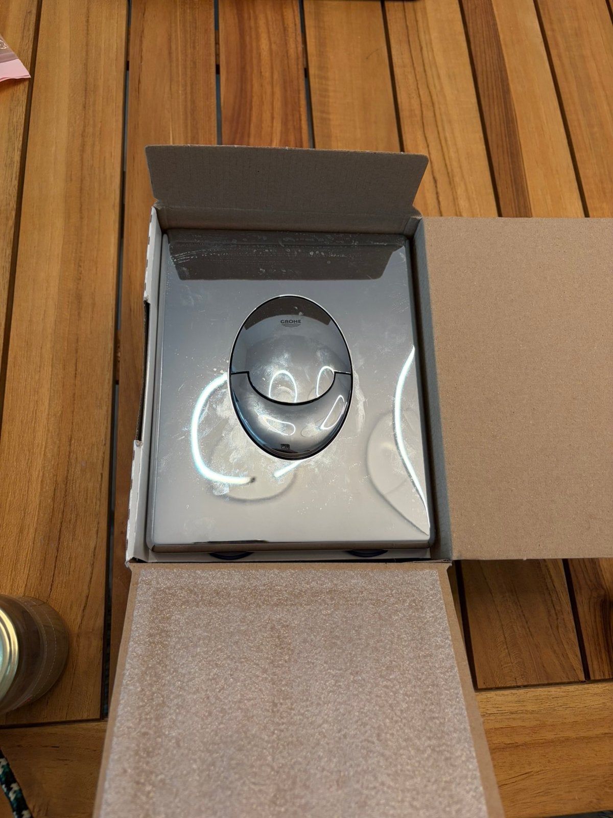 GROHE Start bedieningsplaat toilet – chroom, Doe-het-zelf en Verbouw, Ophalen of Verzenden, Zo goed als nieuw, Chroom, Toilet