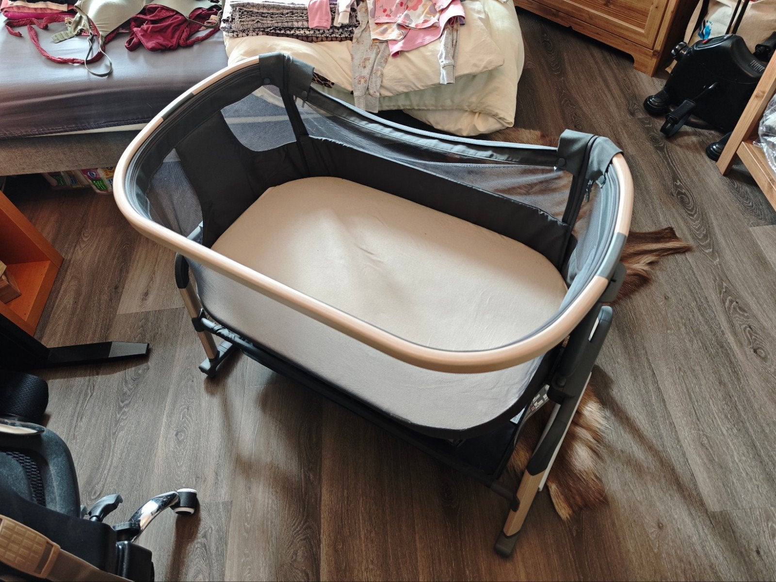 Maxi-Cosi Iora Air co-sleeper incl. beddengoed, Ophalen, Zo goed als nieuw, Wieg