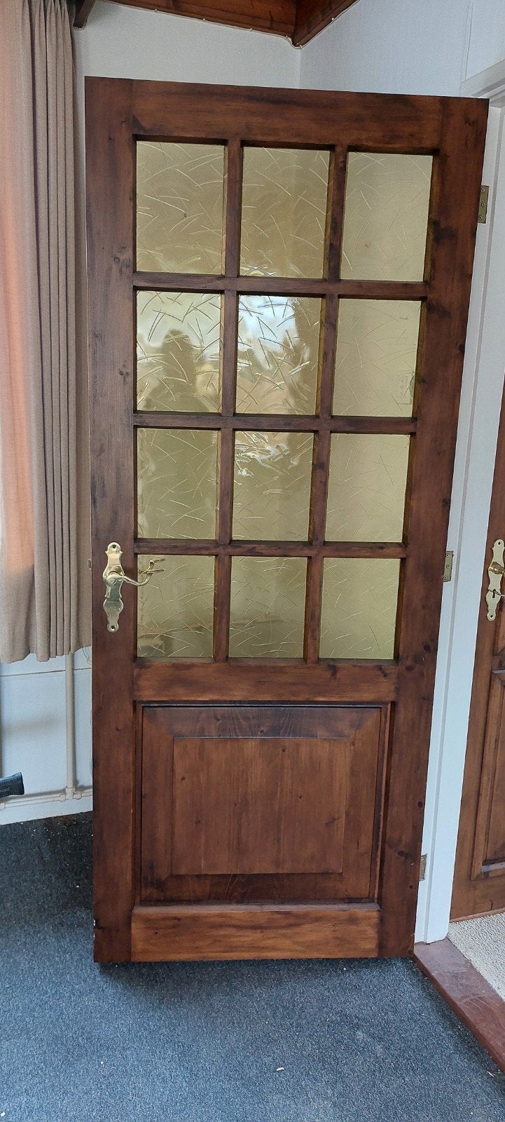 4 massief houten binnendeuren, Ophalen, Gebruikt, Binnendeur, 200 tot 215 cm