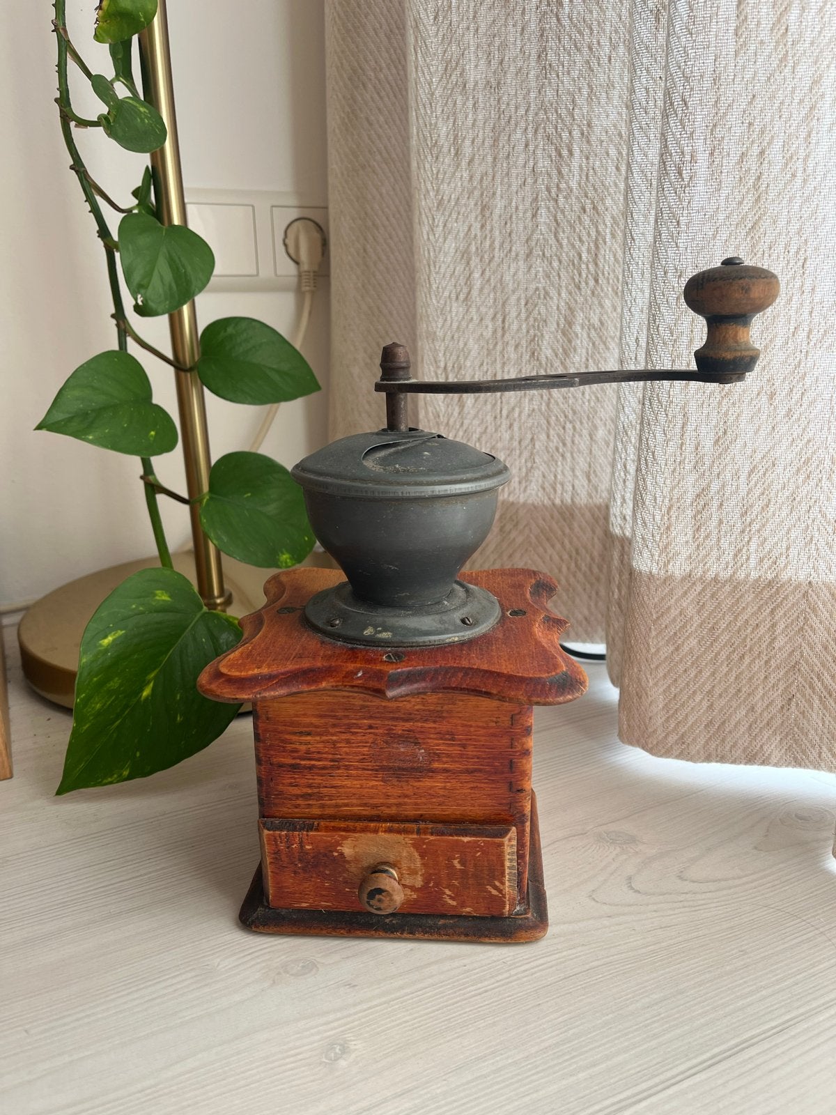 Vintage Koffiemolen Dienes, Antiek en Kunst, Ophalen