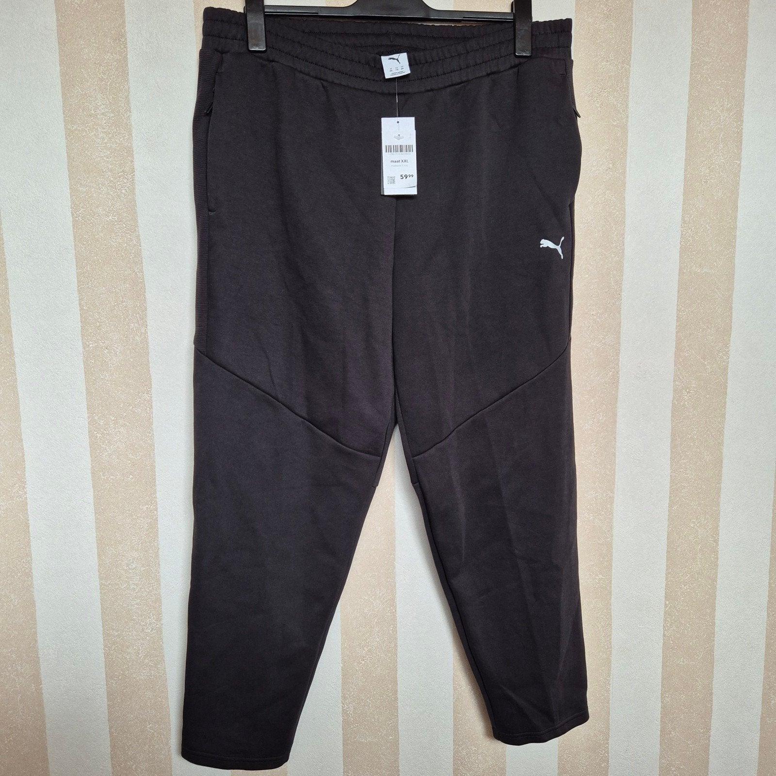 Nieuwe Heren Puma Joggingbroek Zwart - Maat XXL, Puma, Zwart, Ophalen of Verzenden, Maat 56/58 (XL)