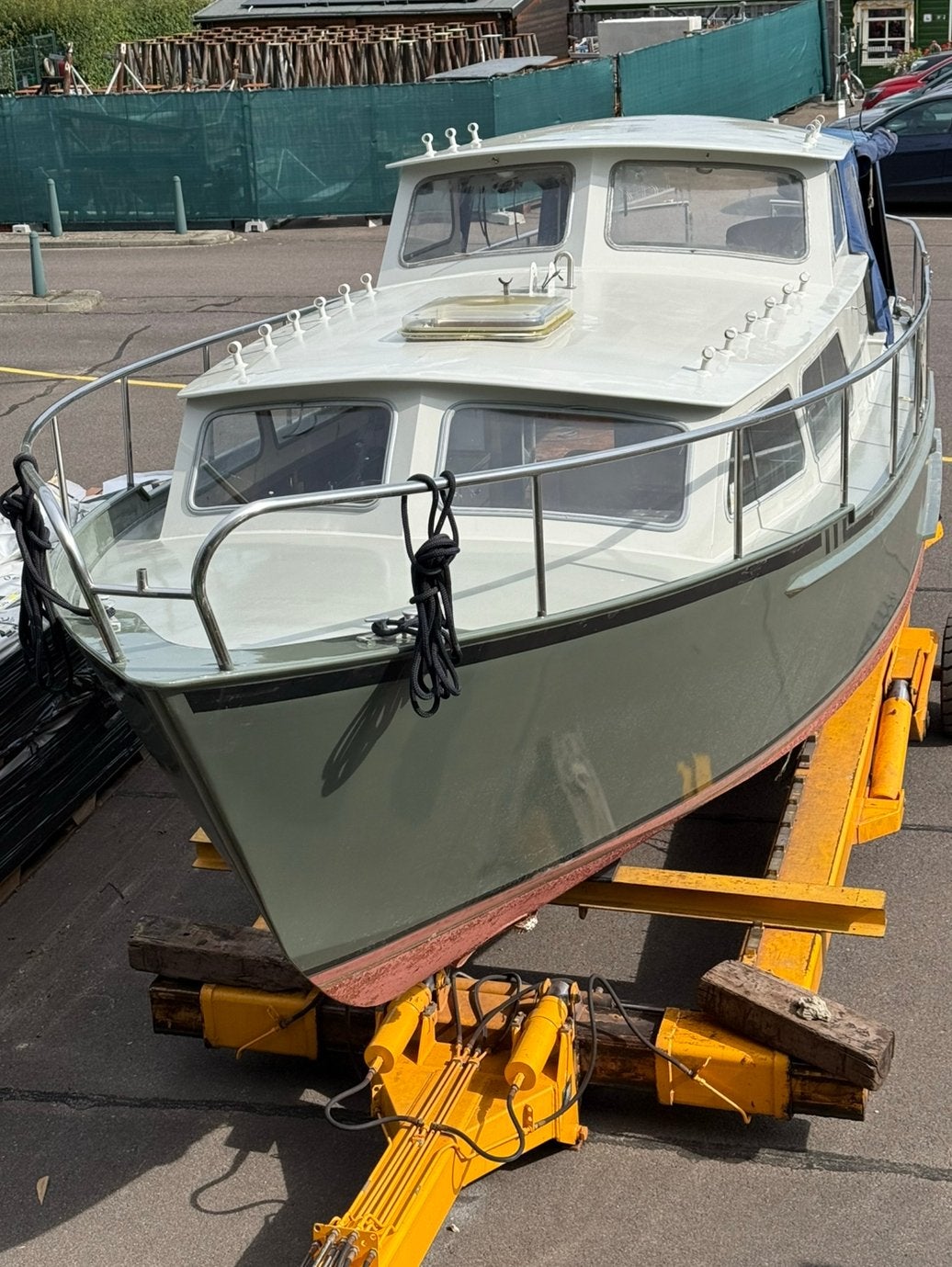 Langenbergkruiser  open kuip motorboot, Staal, Gebruikt, Diesel, Ophalen of Verzenden