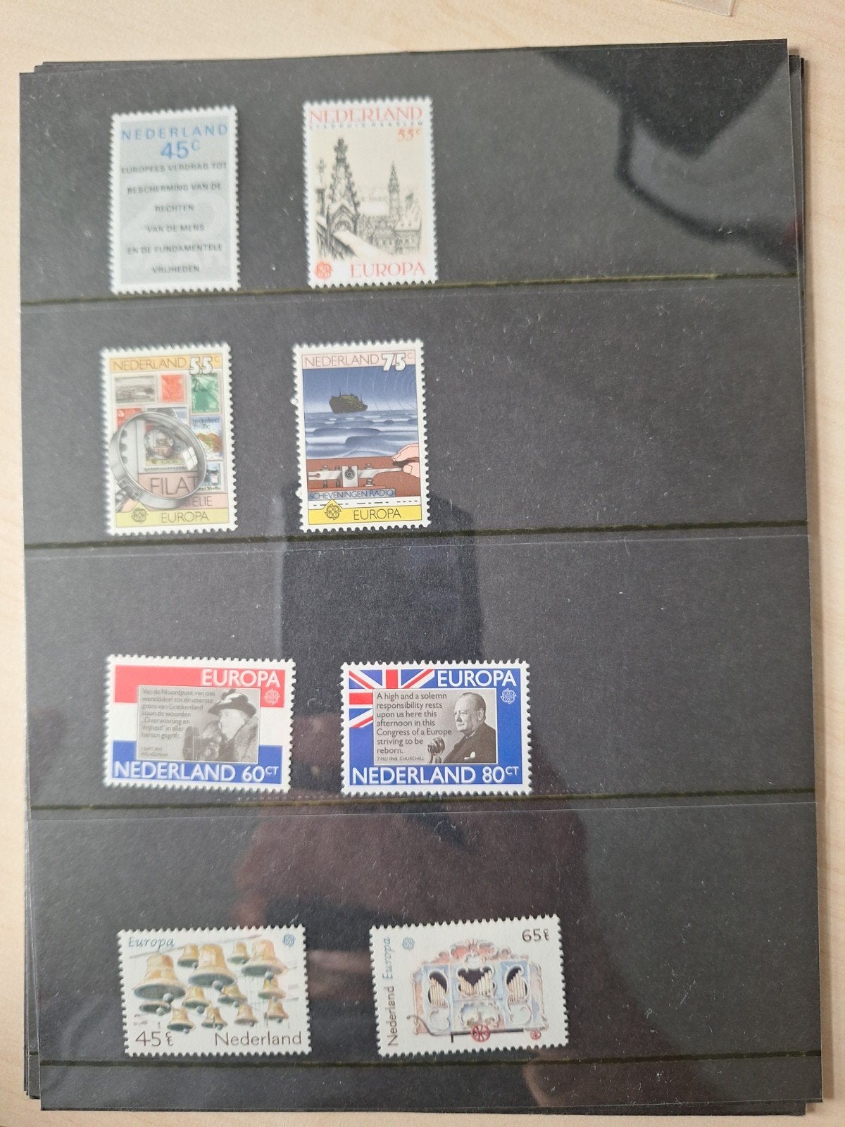 Verzameling Nederlandse postzegels - thema Europa, Postzegels en Munten, Postzegels | Nederland, Ophalen of Verzenden, Na 1940