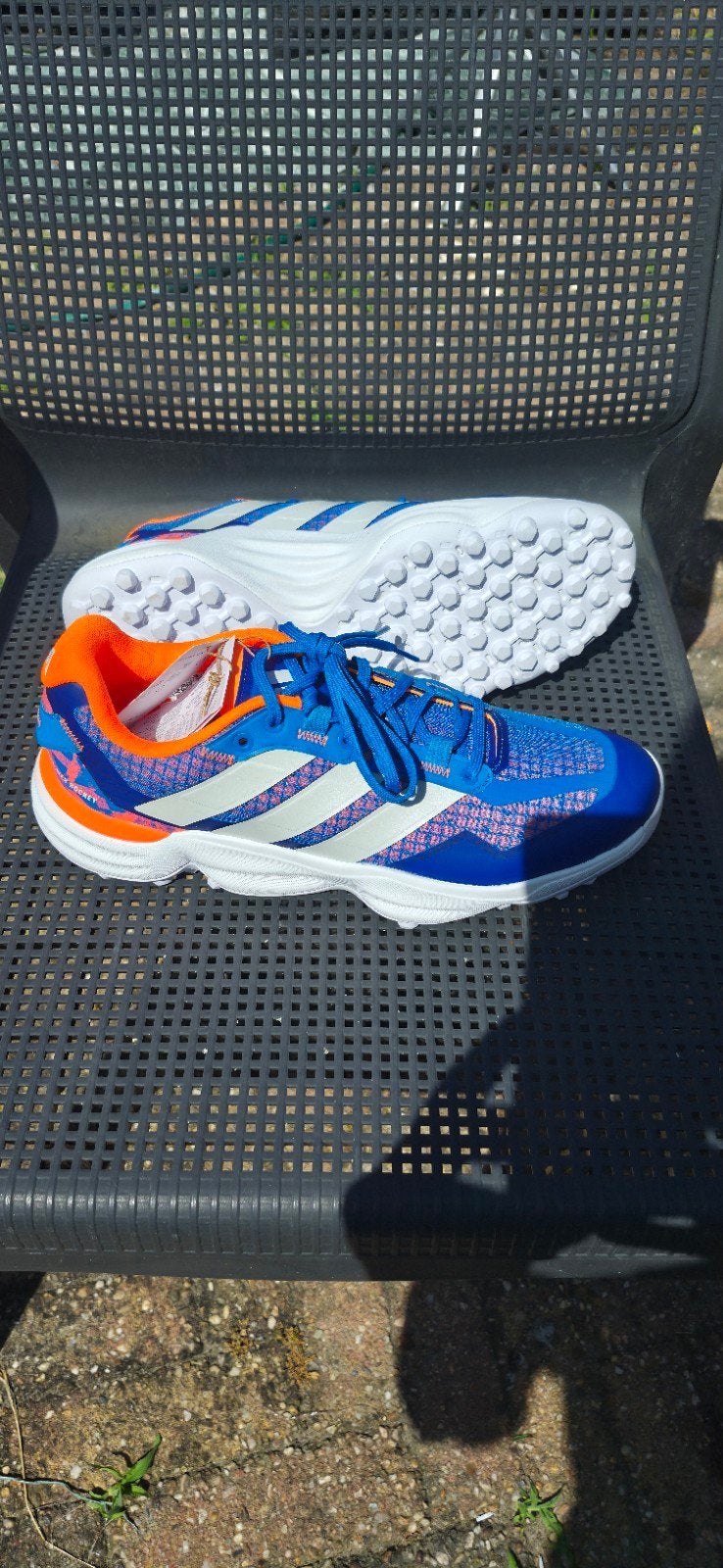 Adidas Sportschoenen - Blauw/Oranje - Nieuw, Blauw, Nieuw, Ophalen of Verzenden, Sneakers of Gympen
