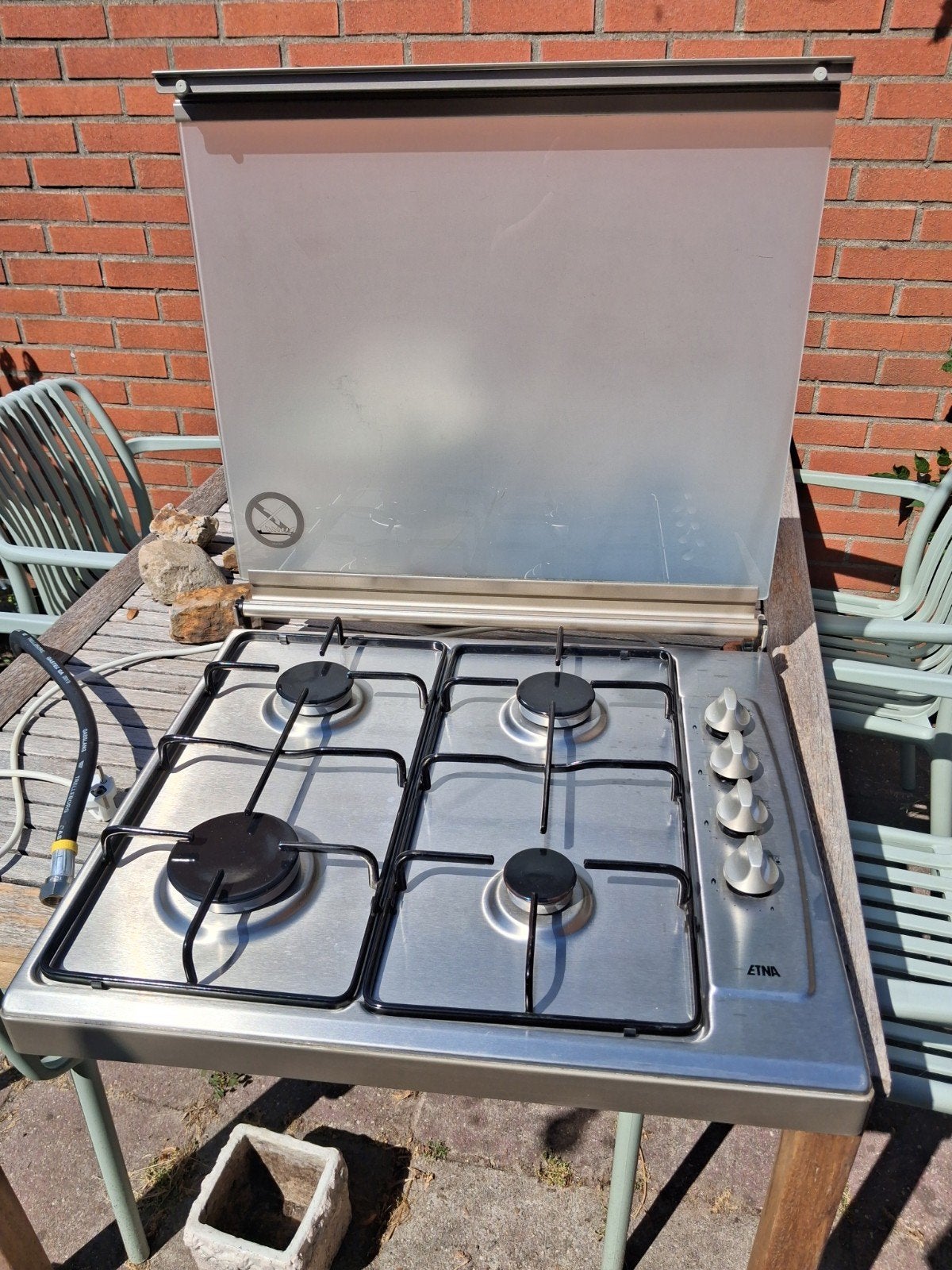 Gaskookplaat Etna, Zo goed als nieuw, Gas, Vrijstaand, 4 kookzones