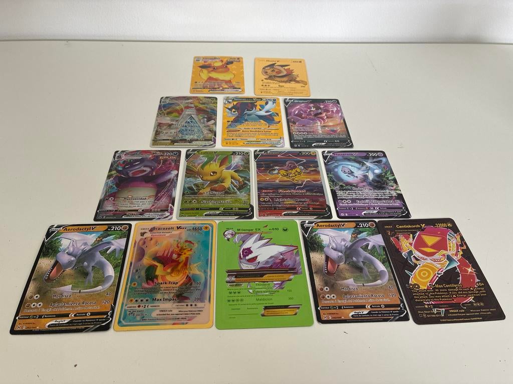 Pokémon Kaarten Collectie - V, VMAX, EX & Meer!, Verzenden, Zo goed als nieuw, Meerdere kaarten