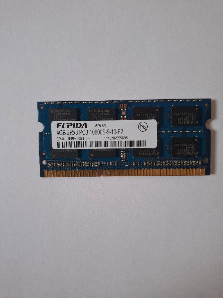 Geheugenmodule 4gb DDR3-1333 MHz, Gebruikt, DDR3, Ophalen of Verzenden, Laptop