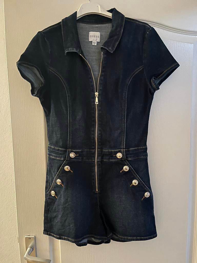 Jumpsuit guess, Ophalen of Verzenden, Zo goed als nieuw, Maat 38/40 (M), Blauw