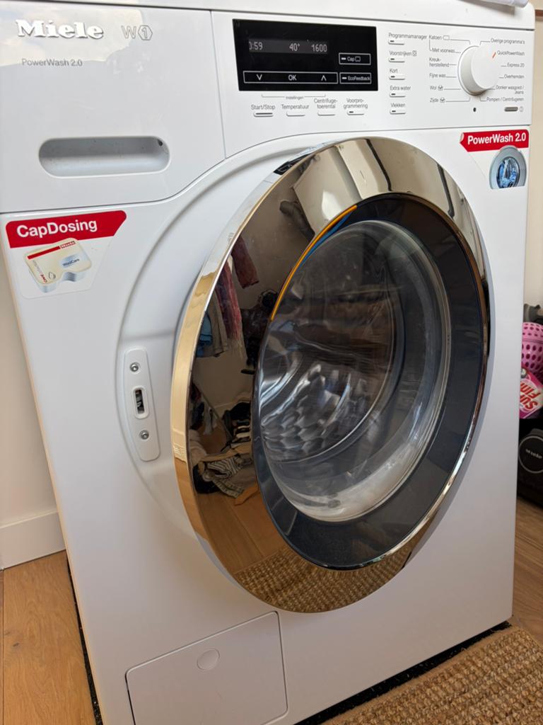 Miele power wash, Witgoed en Apparatuur, Wasmachines, 8 tot 10 kg, Ophalen of Verzenden, 1600 toeren of meer, 85 tot 90 cm