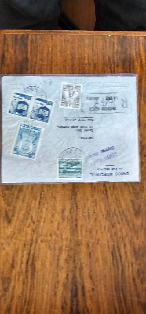 Bolivia poststuk 1942 - Zeldzame postzegels, Verzenden, 1940 tot 1960, Gelopen, Buiten Europa