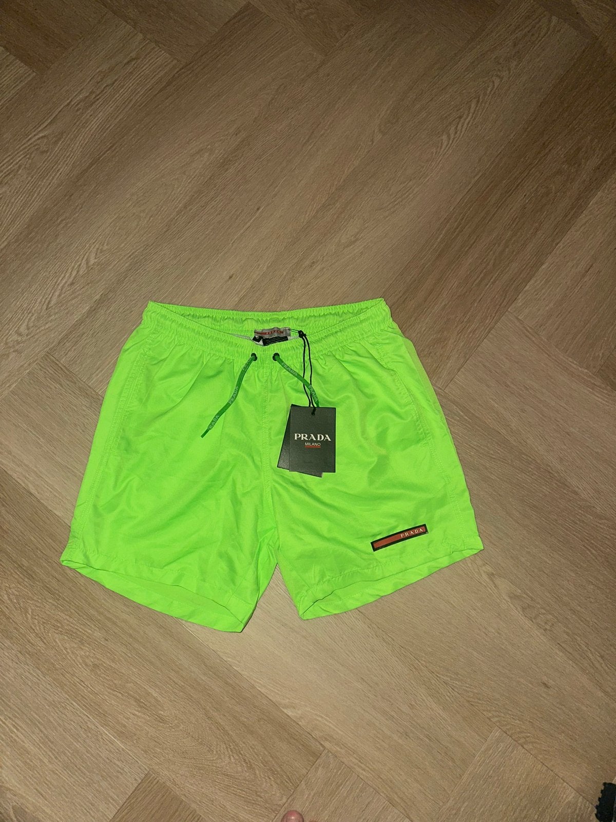 Prada Zwemshort Maat S - Neon Groen, Kleding | Heren, Badmode en Zwemkleding, Ophalen of Verzenden, Maat 46 (S) of kleiner, Groen