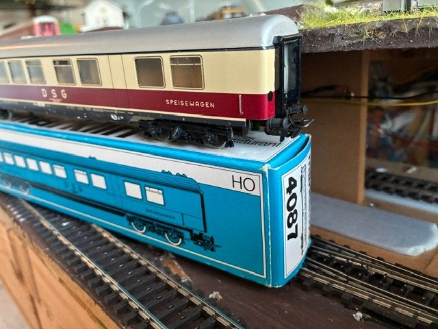 Marklin DB speisewagen 4087, Wisselstroom, Gebruikt, Wagon, Ophalen of Verzenden