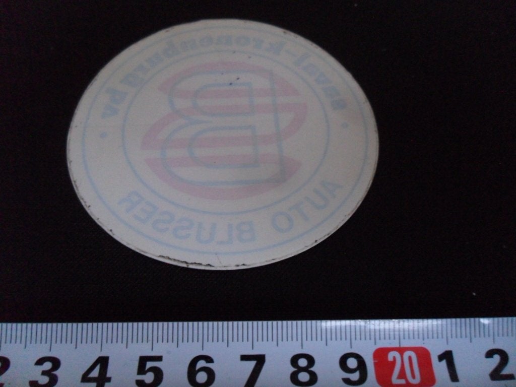 sticker Raamsticker Savel - Kronenburg bv  AUTO BLUSSER, Ophalen of Verzenden, Zo goed als nieuw