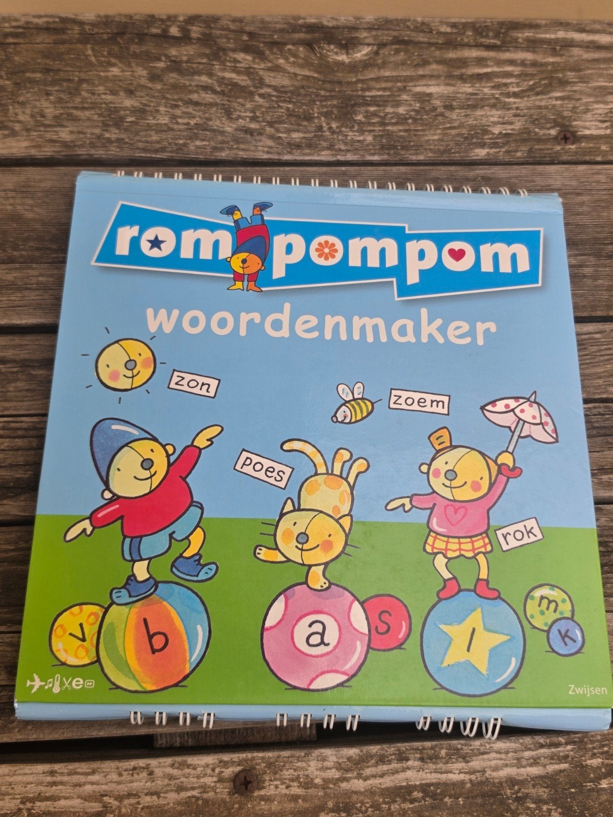Rom Pom Pom Woordenmaker - Leren Lezen en Spellen, Kinderen en Baby's, Speelgoed | Educatief en Creatief, Ophalen of Verzenden