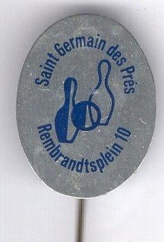 Saint Germain des Prés Rembrandtsplein 10 speldje ( Y_131 ), Verzenden, Zo goed als nieuw, Sport, Speldje of Pin