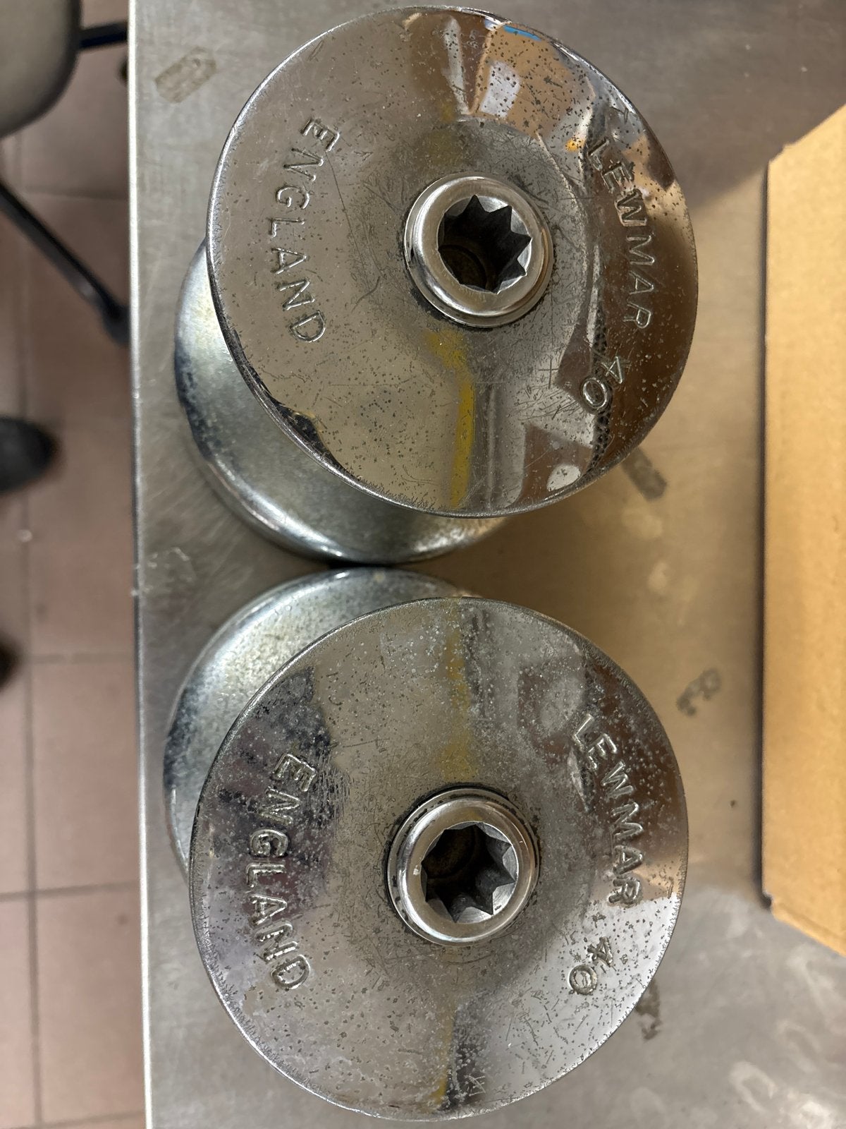 Lewmar 40 Lieren - Set van 2, Ophalen, Gebruikt, Toebehoren, Minder dan 15 m²