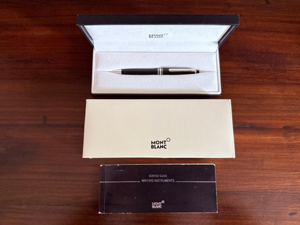Montblanc Meisterstück 164 Classique balpen Platinum Line, Verzamelen, Pennenverzamelingen, Ophalen of Verzenden, Zo goed als nieuw