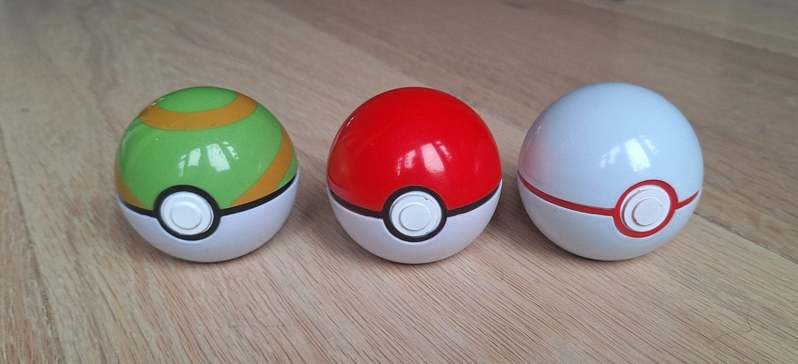 Set van 3 Pokémon ballen, Kinderen en Baby's, Ophalen of Verzenden, Zo goed als nieuw