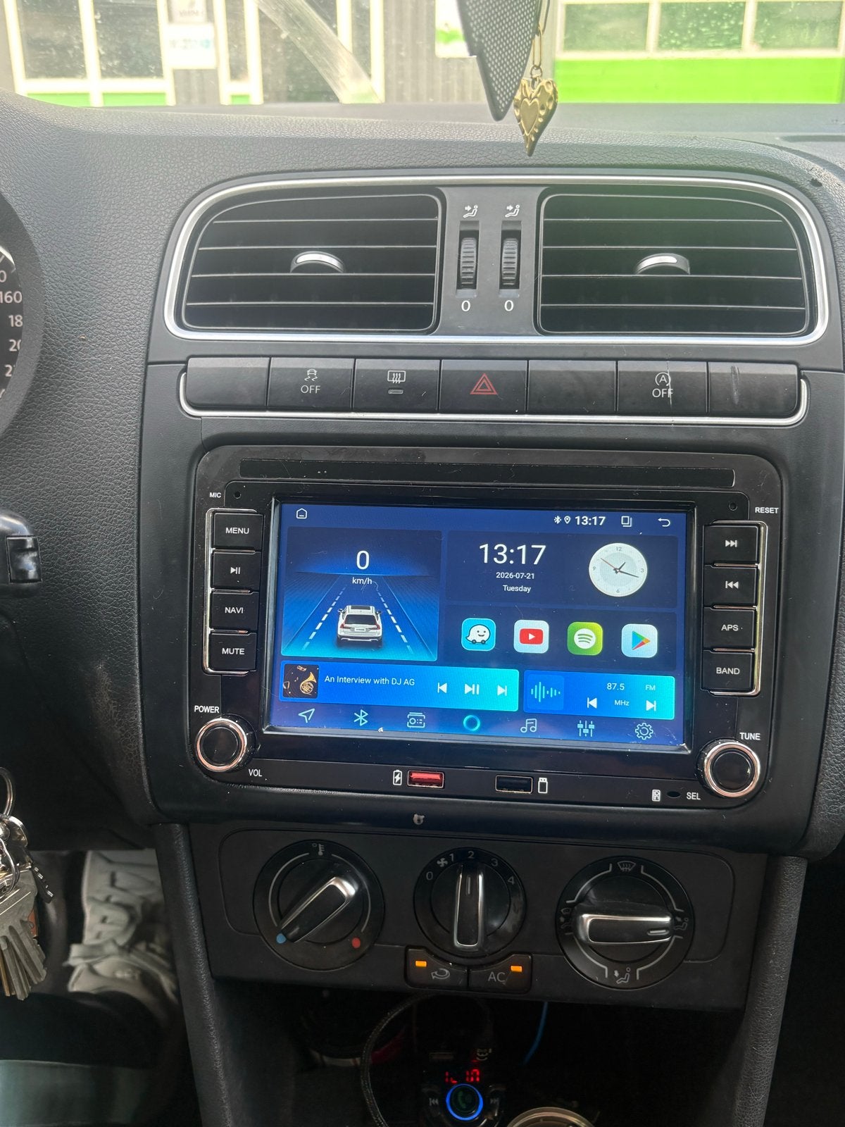 Autoradio voor VW Polo, Golf, enz. - Android Multimedia, Ophalen of Verzenden, Gebruikt