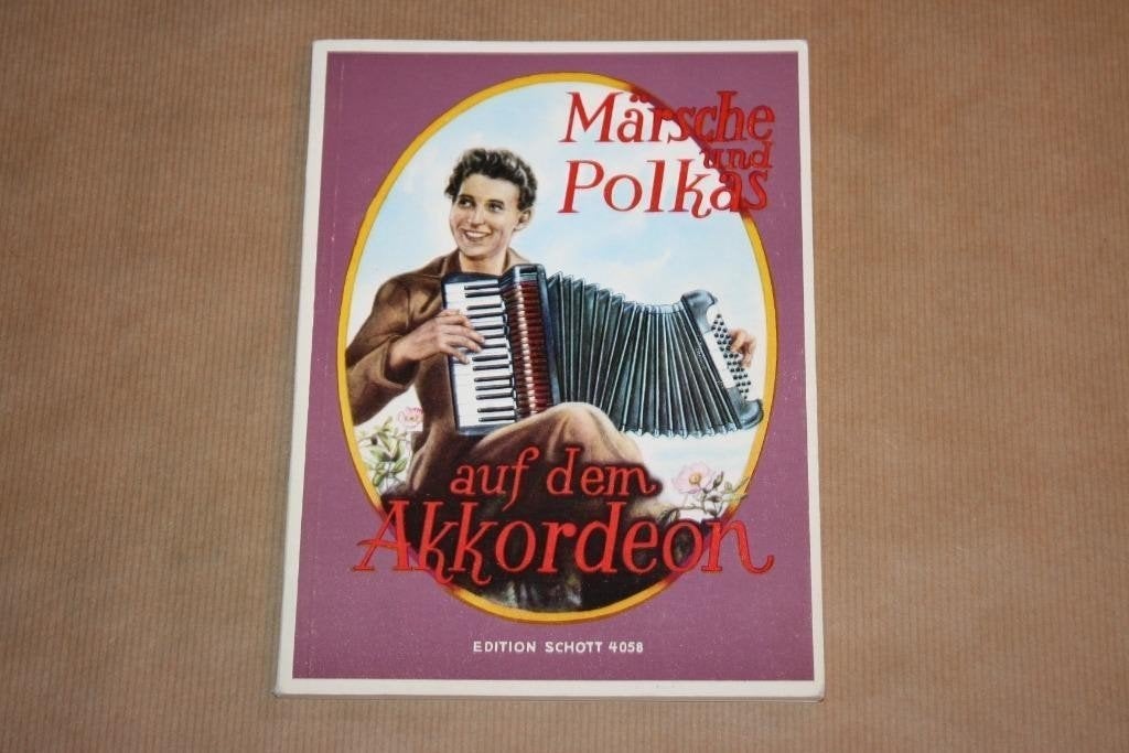 Märsche und Polkas auf dem Akkordeon - 1951, Muziek en Instrumenten, Bladmuziek, Gebruikt, Ophalen of Verzenden, Artiest of Componist