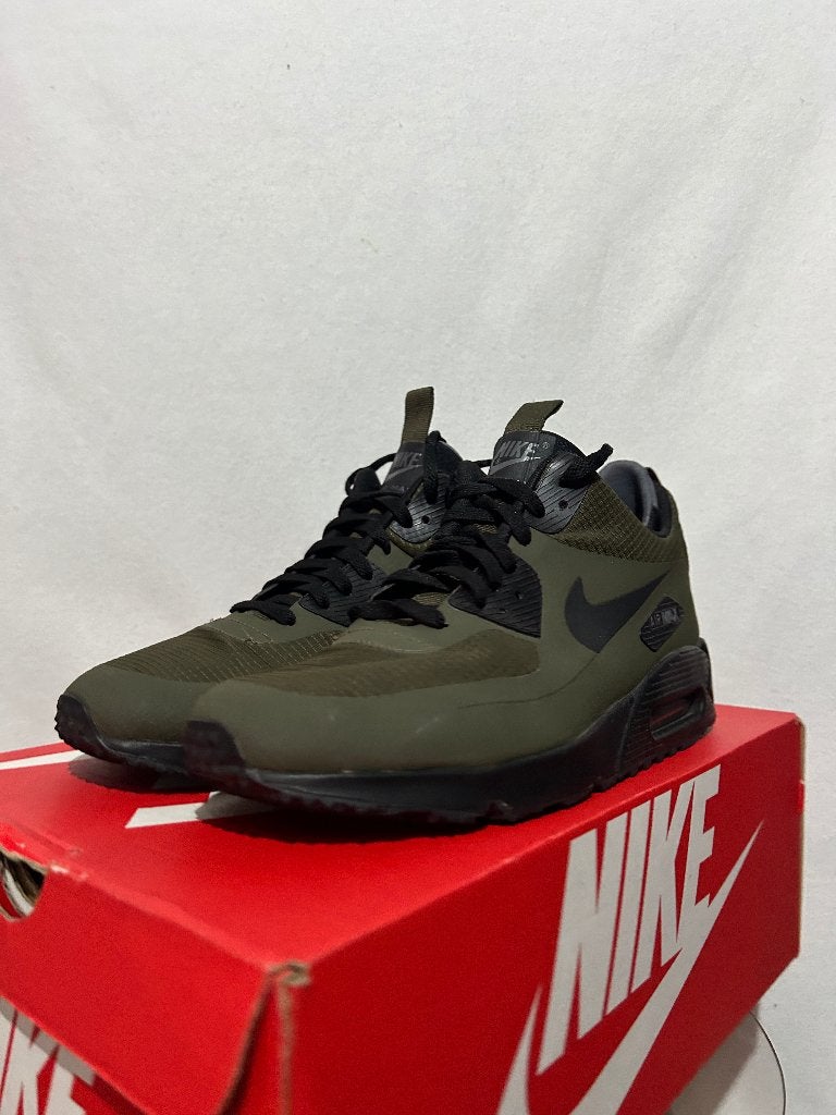 ALS NIEUW! Maat 45 - Nike Air Max 90 Mid Winter Dark Loden, Overige kleuren, Verzenden, Nike, Nike