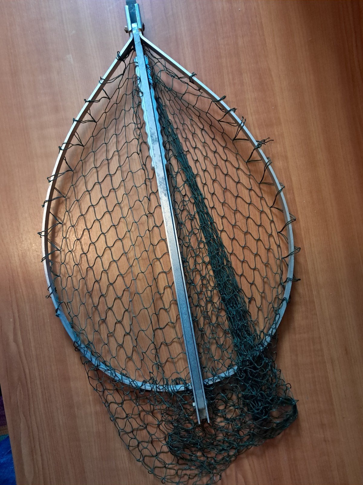 SIMPLEX Visnet met uitklapbare steel, Ophalen of Verzenden, Gebruikt, Net of Fuik