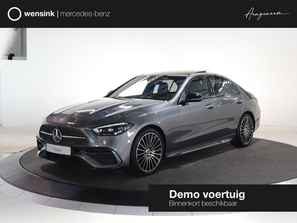 Mercedes-Benz C-klasse 180 Business Solution AMG | Night | P, Auto's, Mercedes-Benz, Automaat, 1800 kg, Origineel Nederlands, Bedrijf