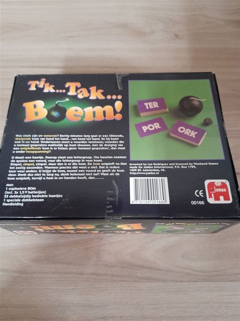 tik tak boem - s4604, Hobby en Vrije tijd, Verzenden, Zo goed als nieuw