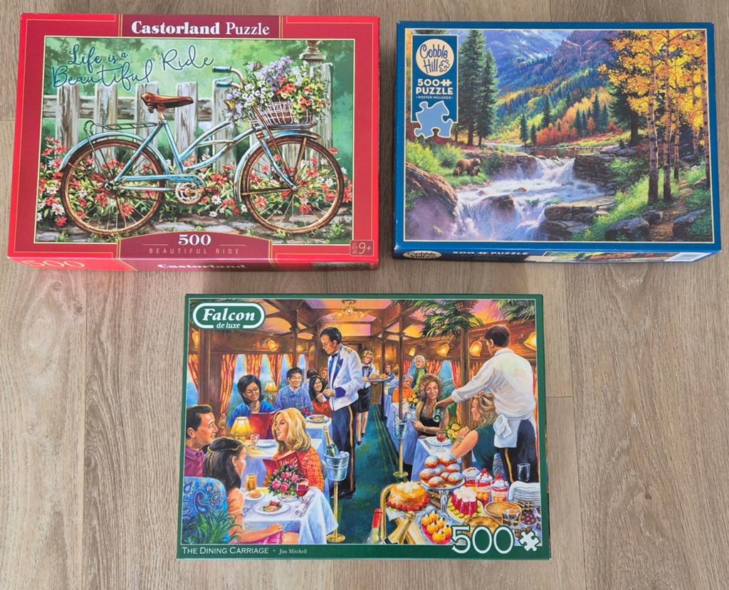 Diverse puzzels 500 stukjes, Ophalen of Verzenden, 500 t/m 1500 stukjes, Zo goed als nieuw