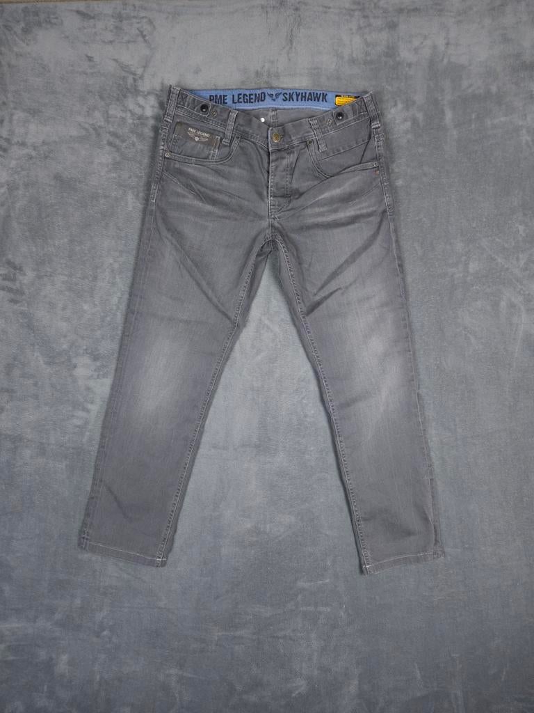 Pme Legend Broek Skyhawk W36 L34 Slim Fit Grijs Pall Mall., W36 - W38 (confectie 52/54), ., Ophalen of Verzenden, Zo goed als nieuw