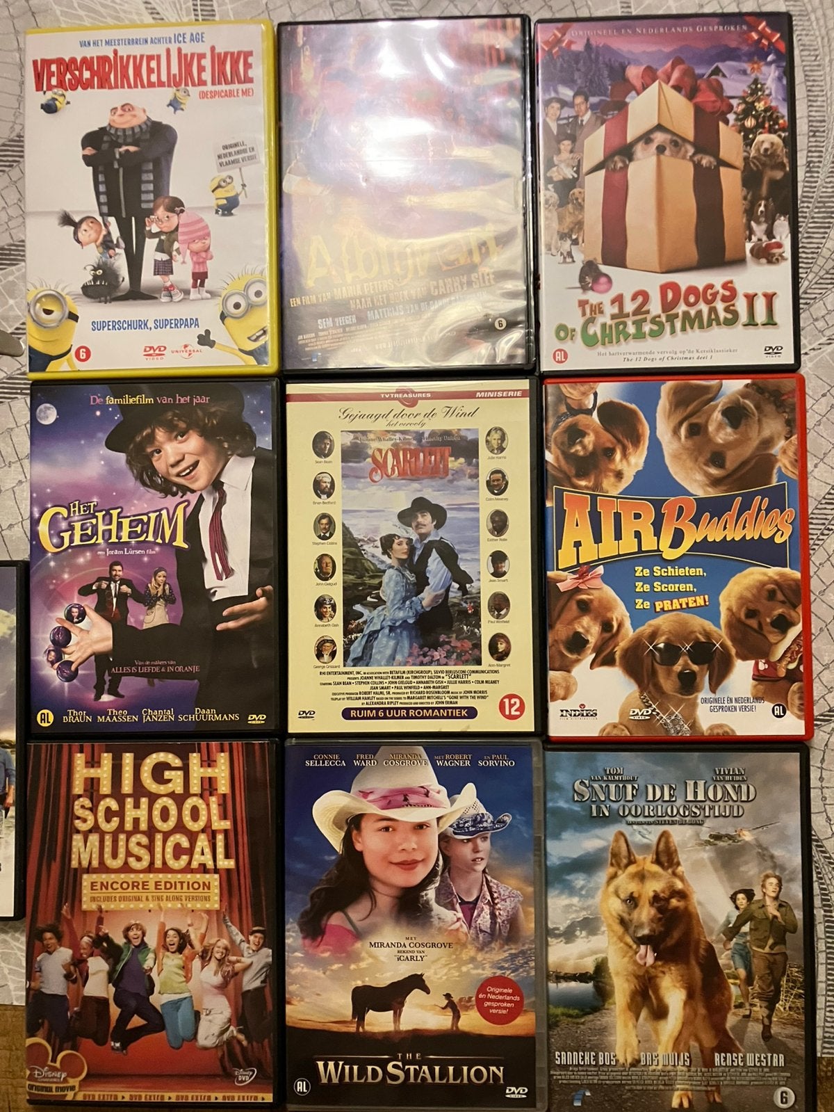 10 dvd  samen 11,00, Verzamelen, Efteling, Ophalen of Verzenden, Zo goed als nieuw, Overige typen