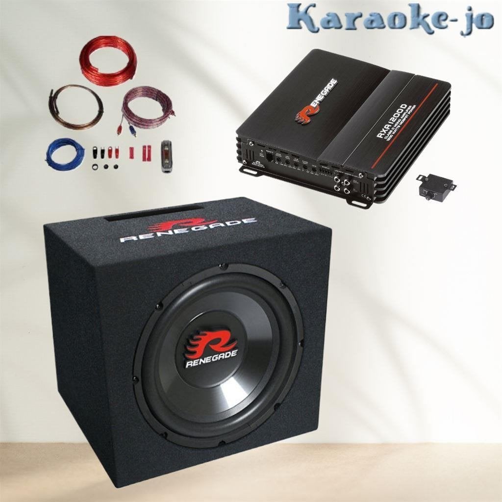 Renegade RXA1200D mono versterker,Subwoofer en Kabels, Auto diversen, Autospeakers, ., Nieuw, Ophalen of Verzenden, .