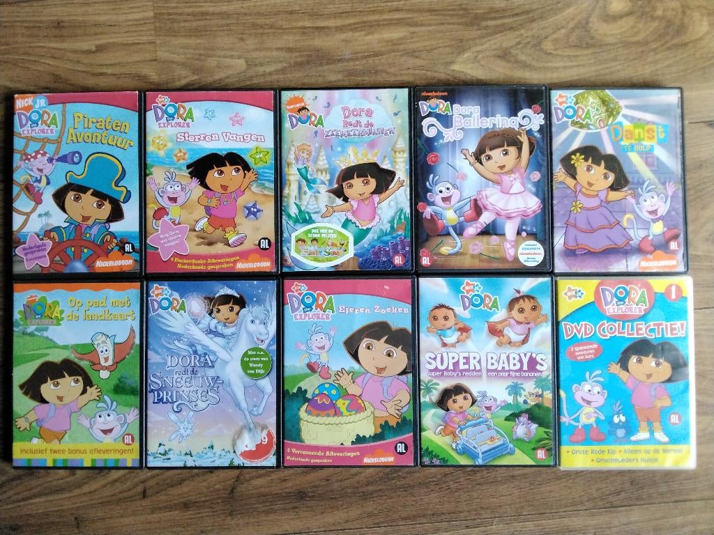 Dora 10 dvds, origineel, Avontuur, Alle leeftijden, Boxset, Ophalen of Verzenden