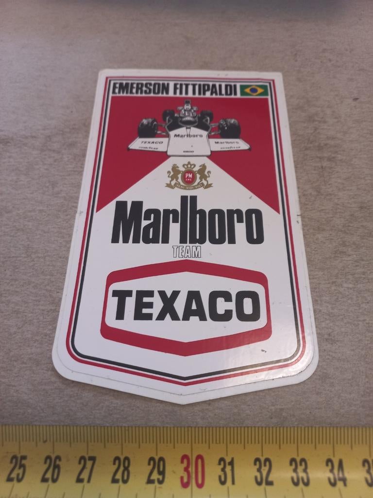 Emerson fittipaldi marlboro, Ophalen of Verzenden, Zo goed als nieuw